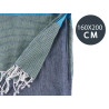 160X200CM MULTI BLUE STRIPE MULTI-PURPOSE 