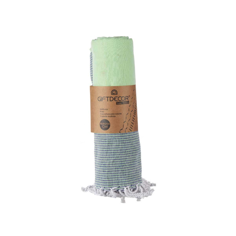 MULTIUSO 160X200CM MULT STRISCE VERDE