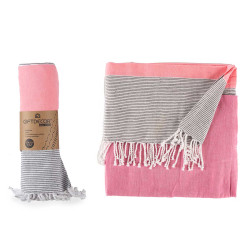 MULTIUSOS 160X200CM MULT RAYAS ROSA