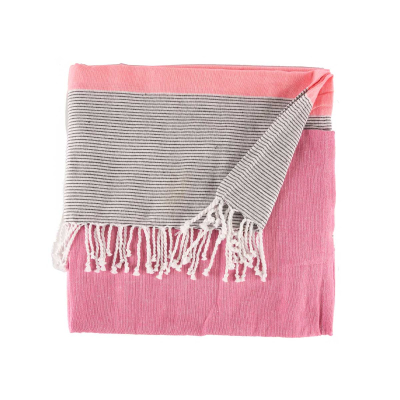 MULTIUSOS 160X200CM MULT RAYAS ROSA