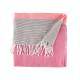MULTIFONCTIONS 160X200CM MULT RAYURES ROSE