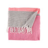 160X200CM MULTI PINK STRIPE MULTI-PURPOSE 