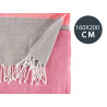 MULTIUSO 160X200CM MULTI STRISCE ROSA