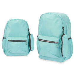 MOCHILA VIAJE COLOR VERDE PALO