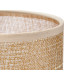 LAMPE DE TABLE RONDE EFFET BOIS