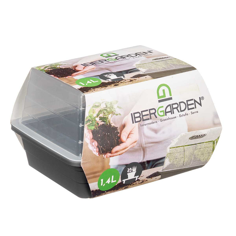 ESTUFA PLASTICO 1,4 L COM ABERTURA