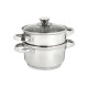 PANELA DE PRESSAO 2 PÇS TAMPA VIDRO 20 CM