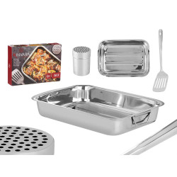 SET 3 PCS OVEN TRAY 36X26CM SHOVEL TIN