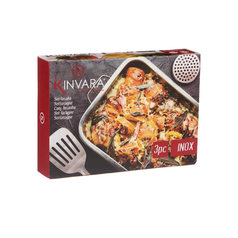 SET 3 PCS OVEN TRAY 36X26CM SHOVEL TIN