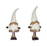 DUENDE BRANCO COM GORRO DE LÃ 70CM 