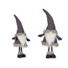 WOOL GREY ELF WITH CAP 70CM 