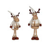 REINDEER WHITE FABRIC WOOL WITH LEGS 63CM 