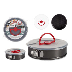 ROUND IRON TARTER MOULD WITH LID