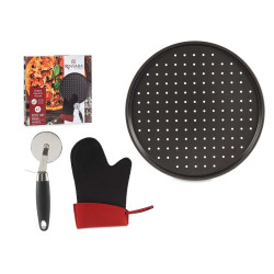 SET PIZZA MOLDE MANOPLA Y CORTAPIZZA