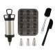 BAKING SET BAKING PAN BLADE AND SPATULA 