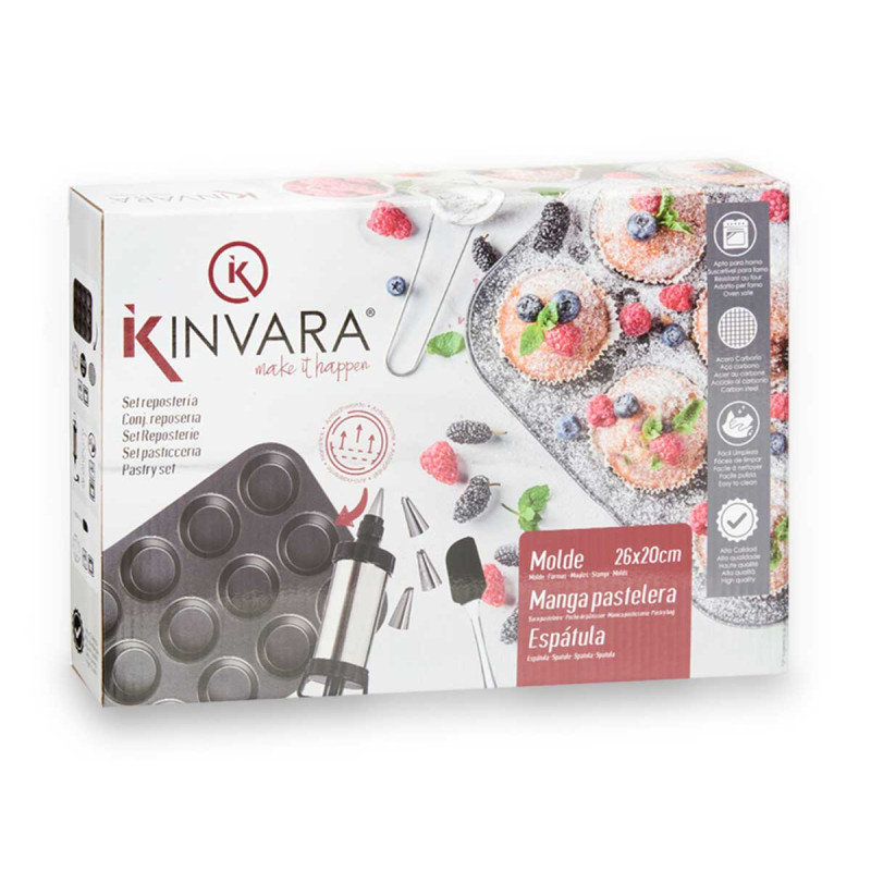 BAKING SET BAKING PAN BLADE AND SPATULA 