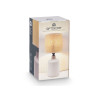 LAMPADA DA TAVOLO BIANCO ROTTO ROTONDA ALTA