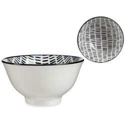16CM BLACK LINE DESIGN BOWL 