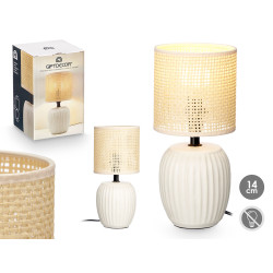 LAMPADA DA TAVOLO BIANCO ROTTO RIGHE