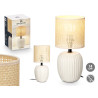 LAMPADA DA TAVOLO BIANCO ROTTO RIGHE