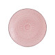 PRATO SOBREMESA RELEVO ROSA 22CM 