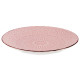 PRATO SOBREMESA RELEVO ROSA 22CM 