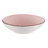 PLATO RELIEVE HONDO ROSA 20CM