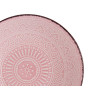 PLATO RELIEVE HONDO ROSA 20CM