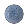 ASSIETTE RELIEF CREUSE BLEU 18,5CM 