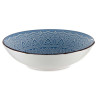 ASSIETTE RELIEF CREUSE BLEU 18,5CM 