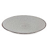 PRATO RASO RELEVO CINZENTO 27CM