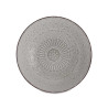ASSIETTE RELIEF CREUSE GRIS 18,5CM 