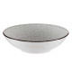 PLATO RELIEVE HONDO GRIS 20CM