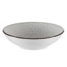 ASSIETTE RELIEF CREUSE GRIS 18,5CM 
