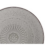 ASSIETTE RELIEF CREUSE GRIS 18,5CM 