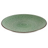 ASSIETTE RELIEF PLATE VERT 27CM 