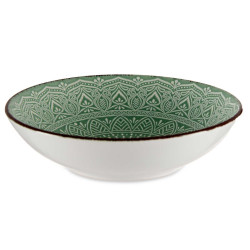 20CM GREEN RELIEF SOUP DISH