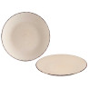 PLATO RELIEVE LLANO BEIGE 27CM