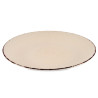 PRATO RASO RELEVO BEGE 27CM