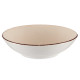ASSIETTE RELIEF CREUSE BEIGE 18,5CM 