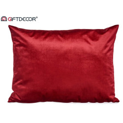CUSCINO VELLUTO ROSSO 60X45CM