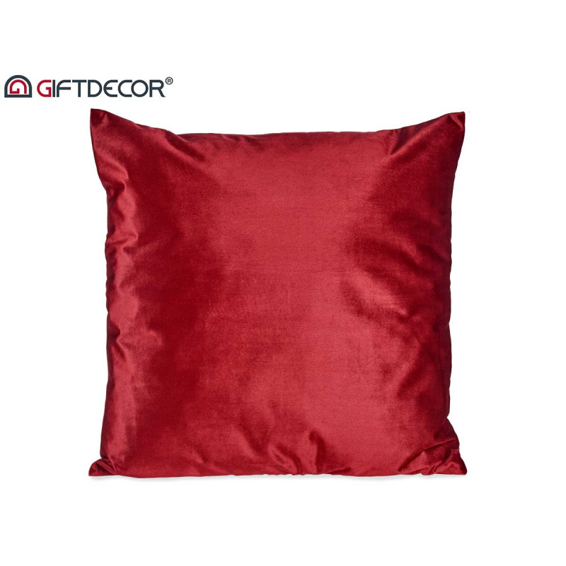 CUSCINO VELLUTO ROSSO 60X60CM