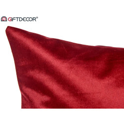 CUSCINO VELLUTO ROSSO 60X60CM
