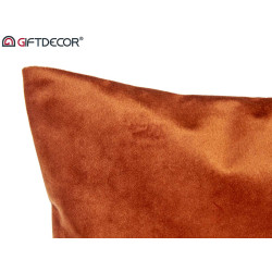 CUSCINO VELLUTO ARANCIONE 45X45CM