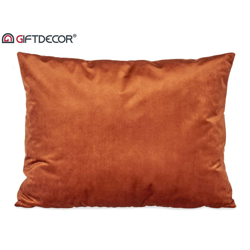 CUSCINO VELLUTO ARANCIONE 60X45CM