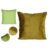 COUSSIN VELOURS VERT 45X45CM