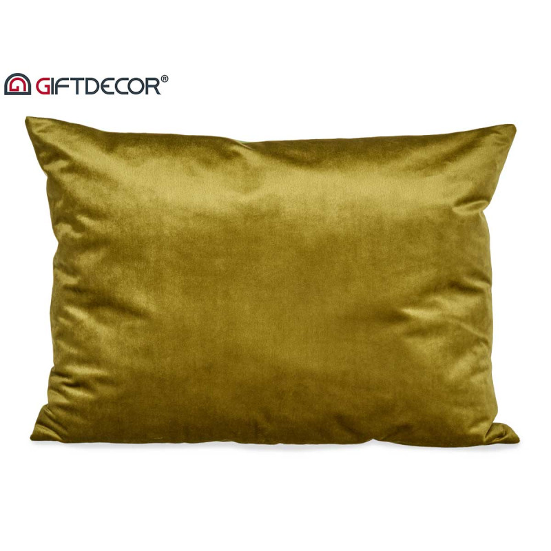 COUSSIN VELOURS VERT 60X45CM