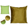 60X60CM GREEN VELVET CUSHION  