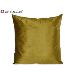 60X60CM GREEN VELVET CUSHION  
