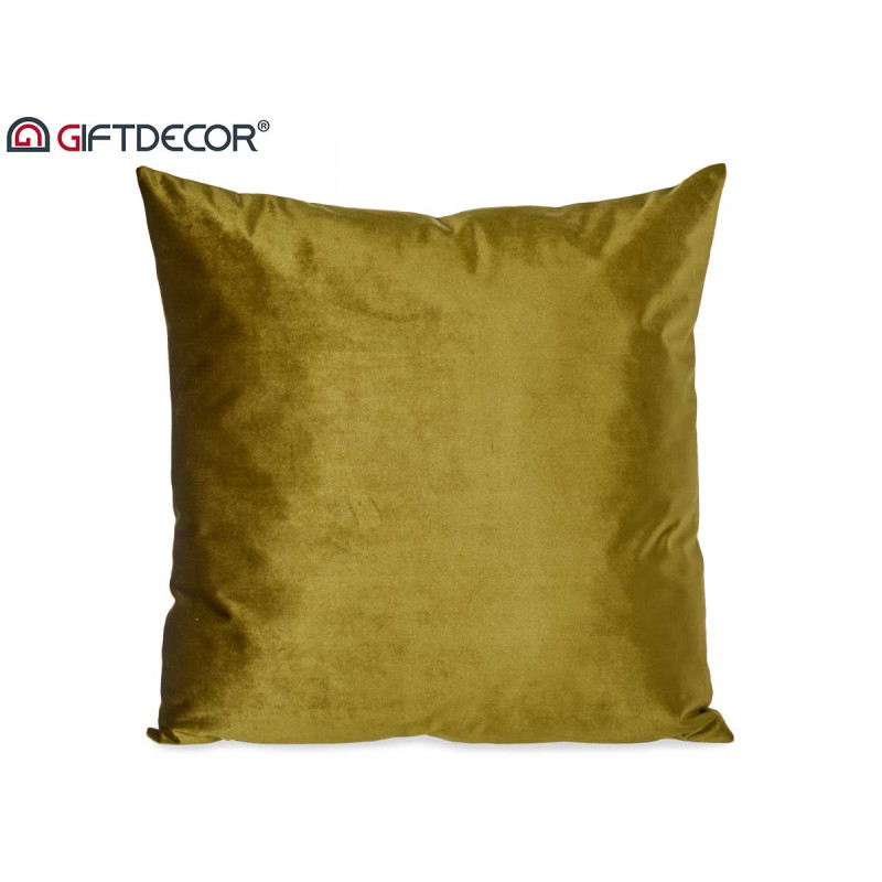 COUSSIN VELOURS VERT 60X60CM